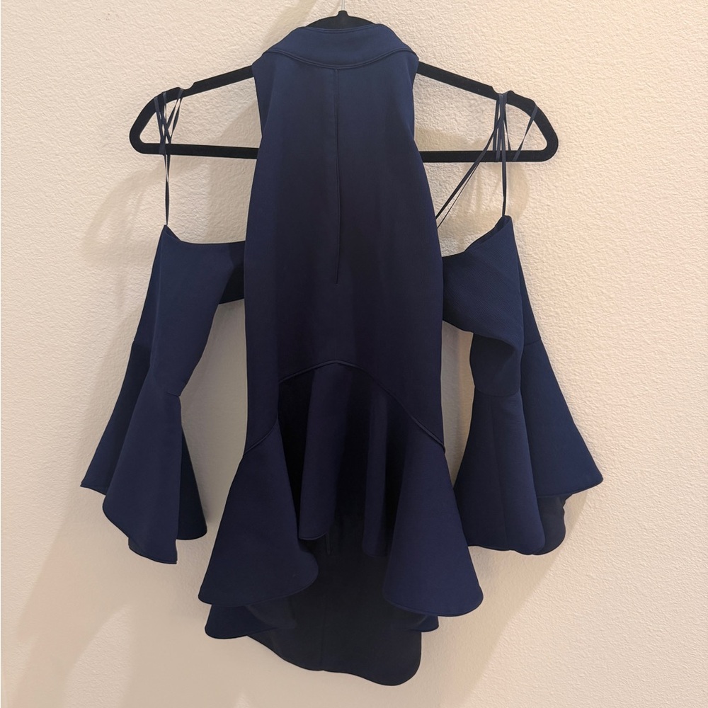 C/MEO Collective Navy Top with Black Label
